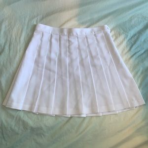 American Apparel White Tennis Skirt - Size Large